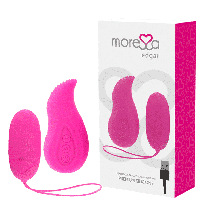 Moressa Edgar Remote Control Silicone Vibrator