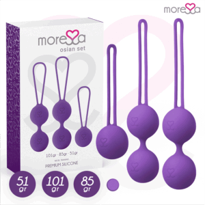 Moressa OSIAN Juego de bolas de silicón lila