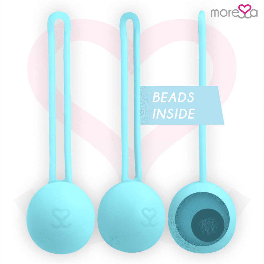 Moressa OSIAN ONE Turquoise Silicone Kegel Balls Moressa OSIAN ONE Turquoise Silicone Kegel Balls