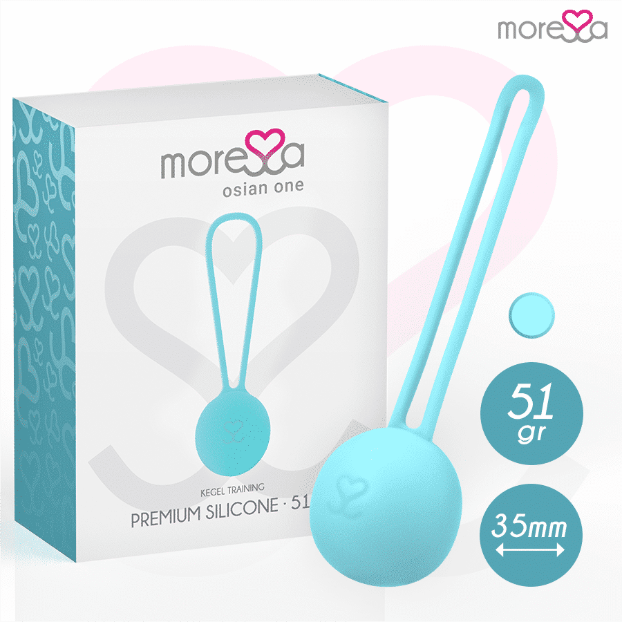 Moressa OSIAN ONE Turquoise Silicone Kegel Balls