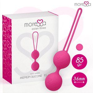 Moressa OSIAN Entrenador Pélvico de Silicone 3 Bolas Rosa