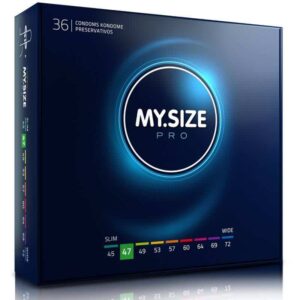 My Size - PRO 47 MM CONDOMS, PACK OF 36