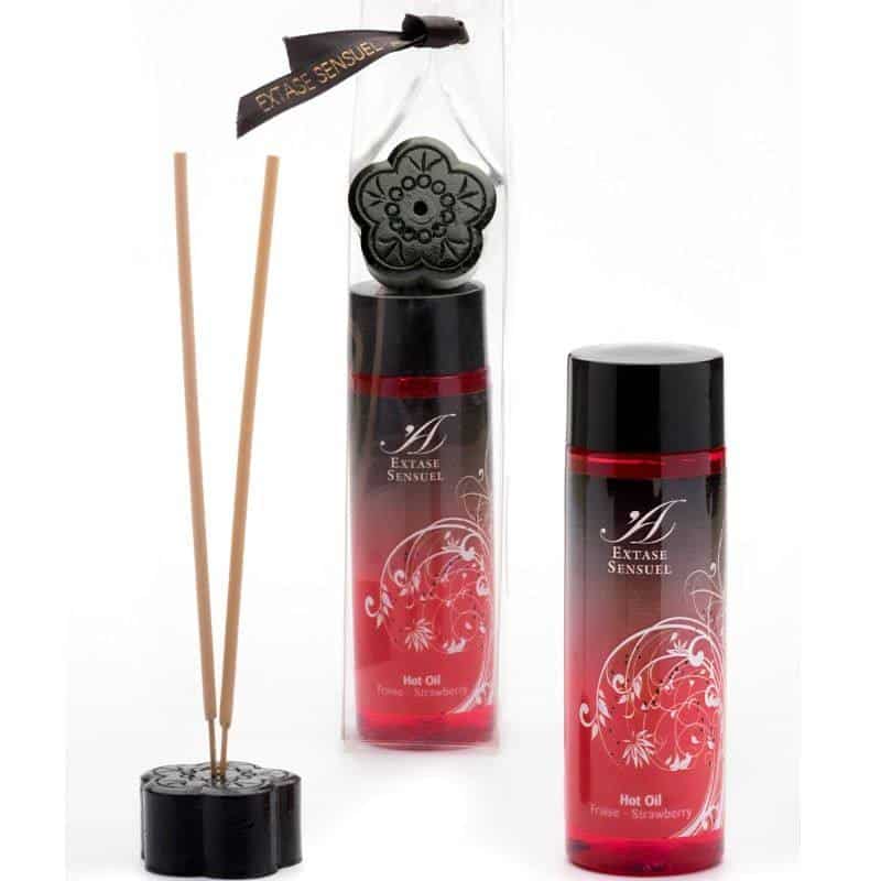 SENSUAL Extase - 100 ML HEAT-INFUSED STRAWBERRY MASSAGE OIL