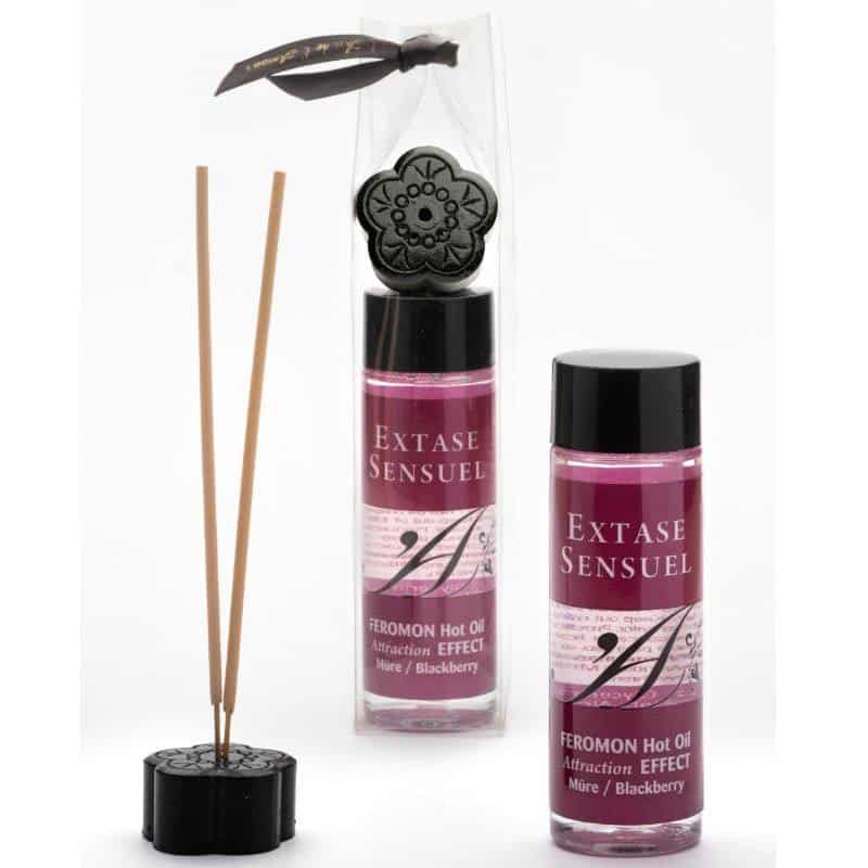 SENSUAL ECSTASY - 100 ML HEATING MASSAGE OIL WITH BlackBERRY PHEROMonES SENSUAL ECSTASY - 100 ML HEATING MASSAGE OIL WITH BlackBERRY PHEROMonES