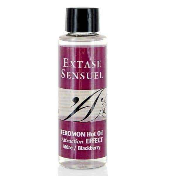 SENSUAL ECSTASY - 100 ML HEATING MASSAGE OIL WITH BlackBERRY PHEROMonES