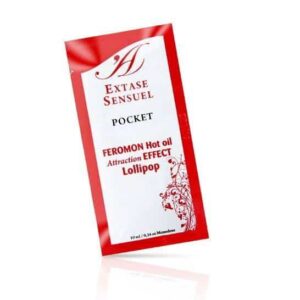 ACEITE DE MASAJE CON FEROMonAS Y EFECTO CALOR PIRULETA 10 ML
