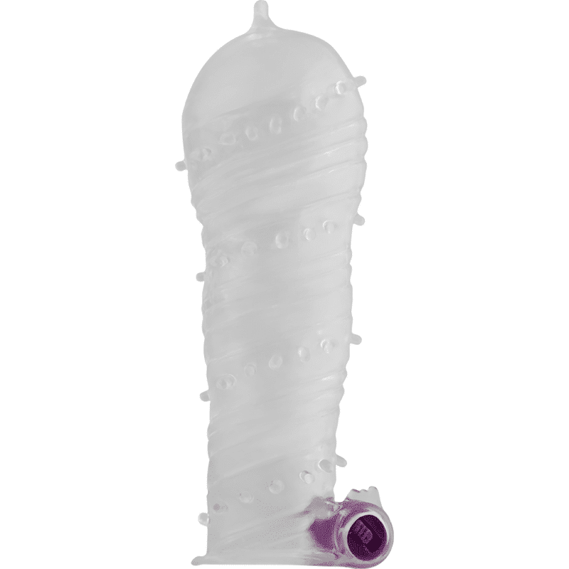 Ohmama Penis Sleeve with Wide Tip Vibrator Ohmama Penis Sleeve with Wide Tip Vibrator