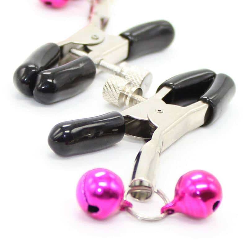 Ohmama Fetish Nipple Clamps Pink Bell