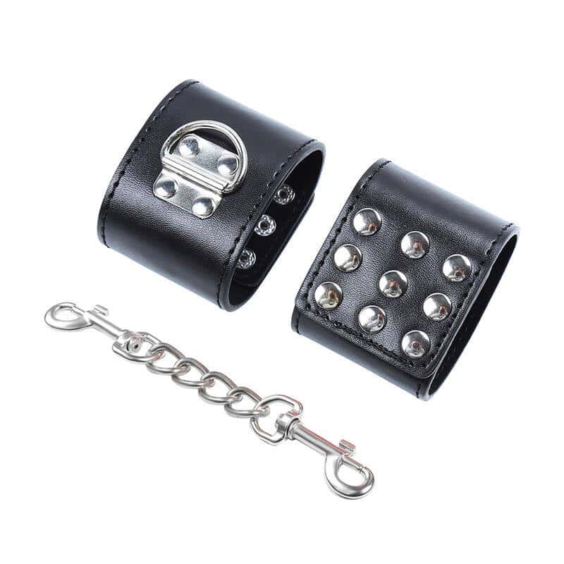 Ohmama Fetish Wrist Cuff Metal Snap Lock