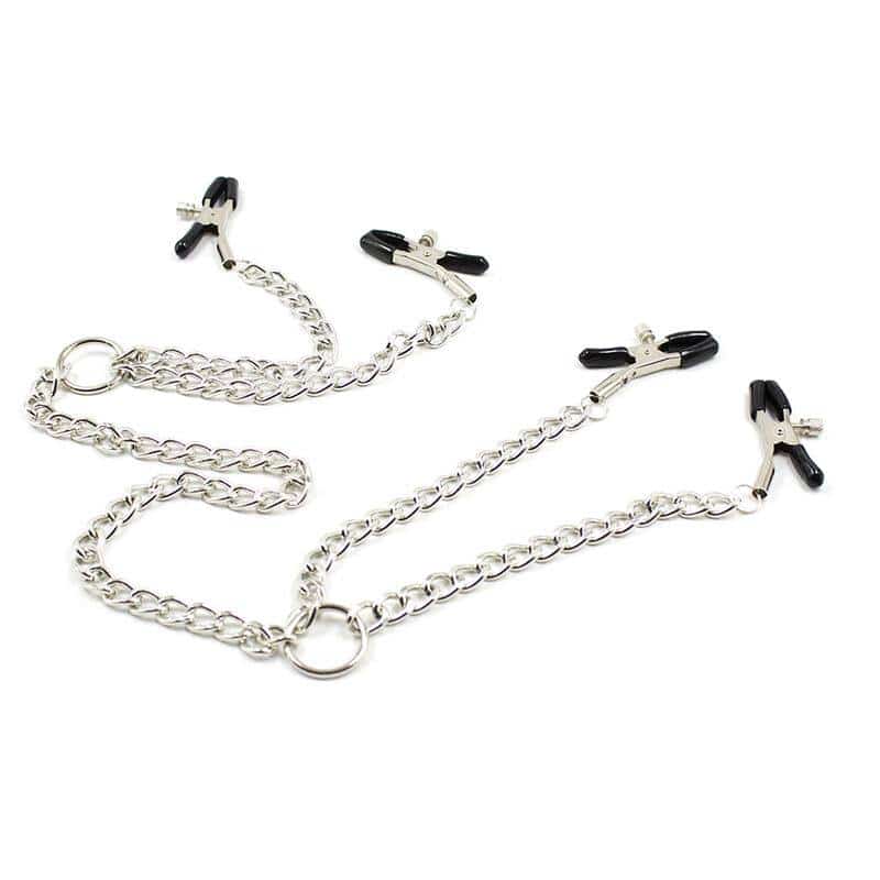 Ohmama Nipple Clamp Set with Chain Attachments Ohmama Nipple Clamp Set with Chain Attachments