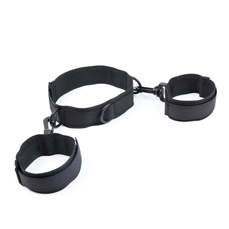 Ohmama Fetish Nylon Bondage Collar Set