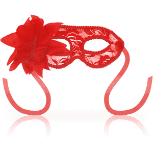 Ohmama Lace Mask with Red Accent