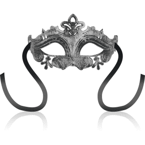 Ohmama Silver Venetian Style Face Mask
