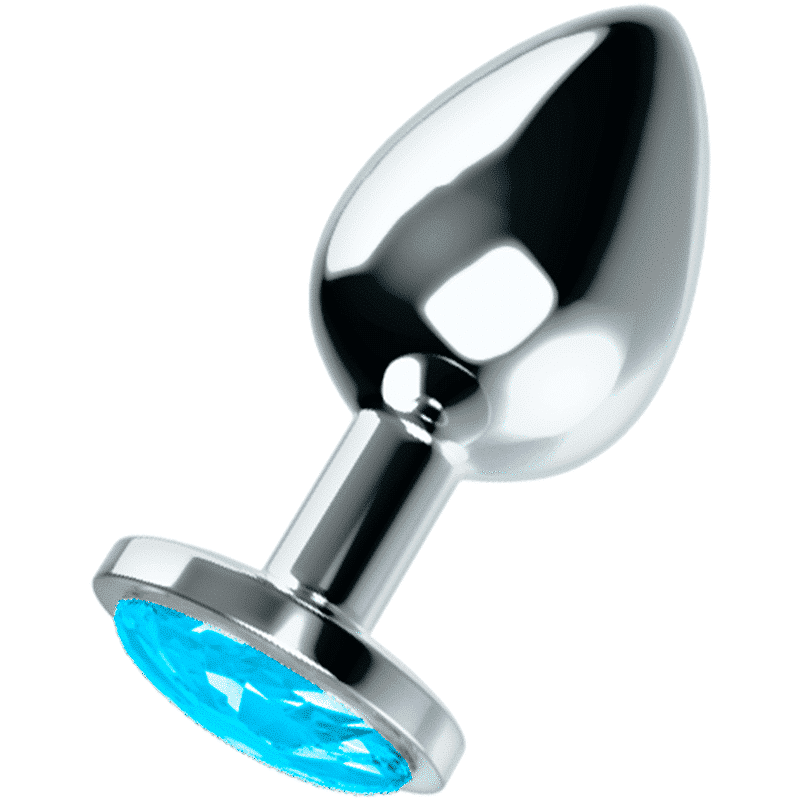 Ohmama - Juego Anal con Plug de Acero y Cristal Azul