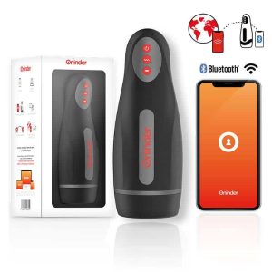 Oninder - SEOUL RECHARGEABLE MALE MASTURBATOR WITH 10 SETTINGS - INCLUDES FREE APP