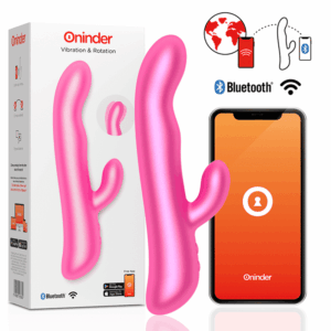 Oninder Oslo Pink Vibrator with Rotation