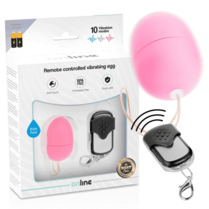 Online - Pink VIBRATING EGG WITH REMOTE Control S