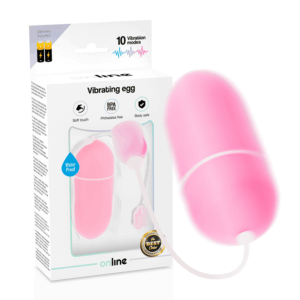 Pink Vibrating Egg Waterproof Toy