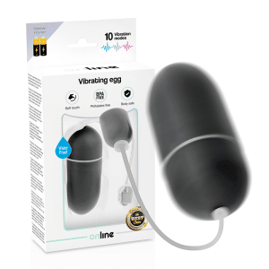 Black Waterproof Vibrating Egg Toy