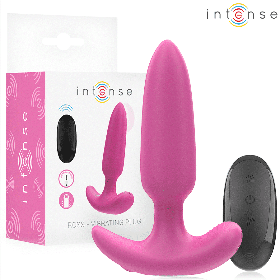 ROSS Anal PLUG BY Intense WITH 10 VIBRATIONS AND REMOTE Control