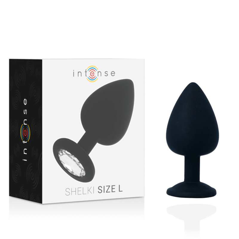 SHELKI L Black Anal PLUG - Intense PLEASURE SHELKI L Black Anal PLUG - Intense PLEASURE
