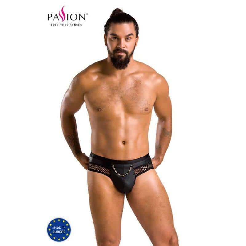 Passion 030 - Slips Abertos Tom Preto L/XL