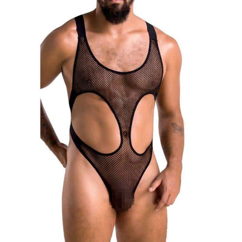 Passion León Black Bodysuit 040 S/M Passion León Black Bodysuit 040 S/M