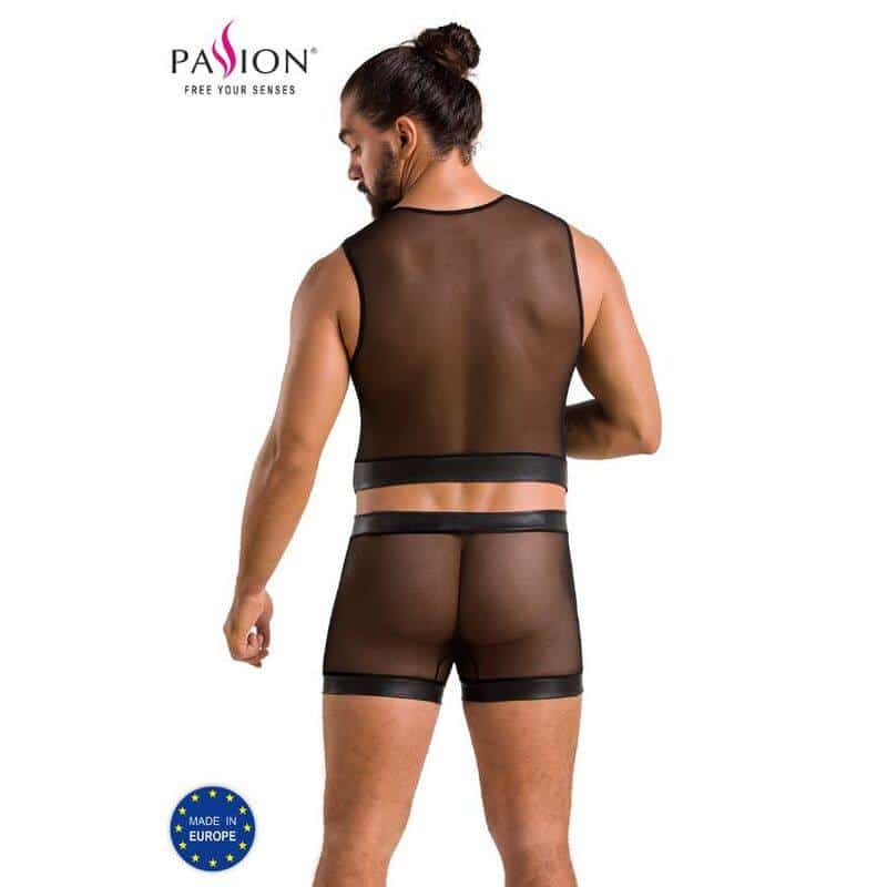Passion - 053 CONJUNTO WILLIAM PRETO TAMANHO S/M Passion - 053 CONJUNTO WILLIAM PRETO TAMANHO S/M