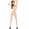 Passion White BS013 Fishnet Bodystocking