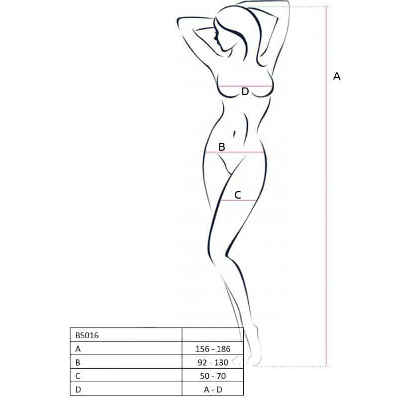 Passion White BS016 Fishnet Bodystocking Passion White BS016 Fishnet Bodystocking