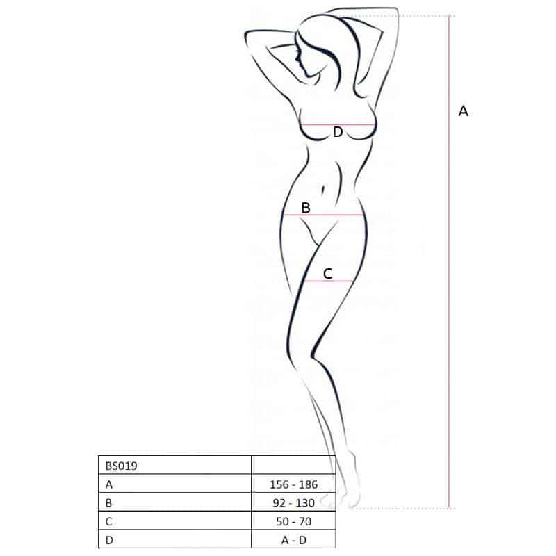 Passion BS019 Black Fishnet Bodystocking Passion BS019 Black Fishnet Bodystocking