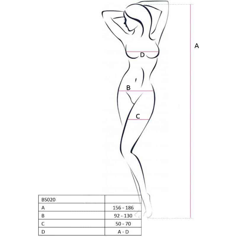 Passion BS020 Black Fishnet Bodystocking Passion BS020 Black Fishnet Bodystocking