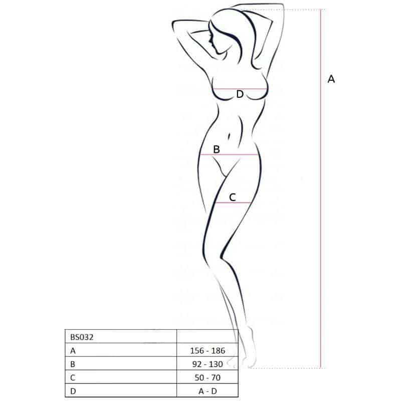Passion Red BS032 Fishnet Bodystocking Passion Red BS032 Fishnet Bodystocking