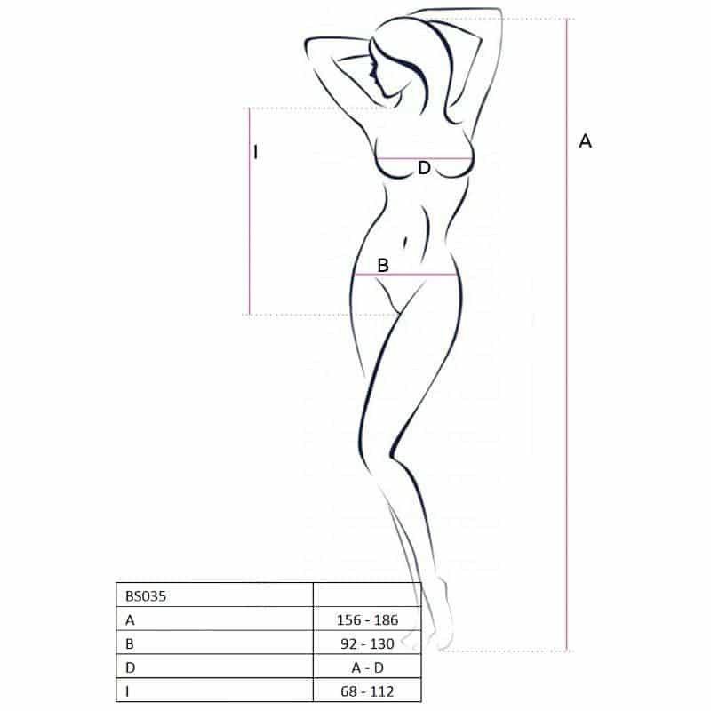 Passion Red BS035 Bodystocking for Women Passion Red BS035 Bodystocking for Women