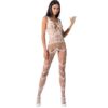Passion White BS058 Fishnet Bodystocking