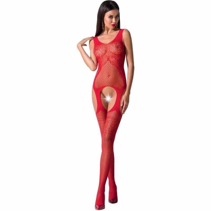 Passion Red BS061 One Size Bodystocking