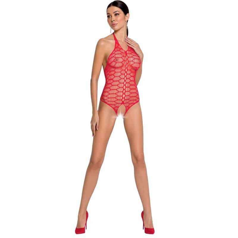 Passion Red BS087 Body Stocking