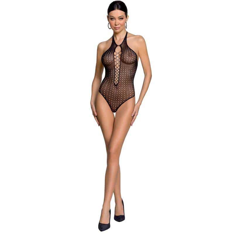 Passion Woman BS088 - Black Fishnet Bodystocking