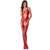 Passion BS057 Red Fishnet Bodystocking