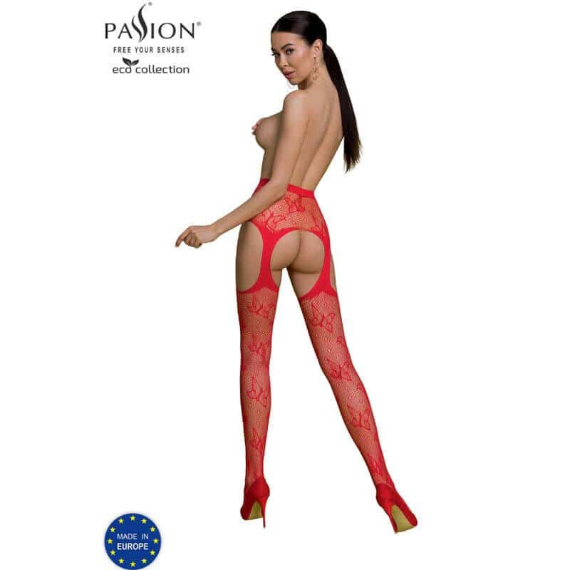 Passion ECO S001 Red Bodystocking Lingerie Passion ECO S001 Red Bodystocking Lingerie