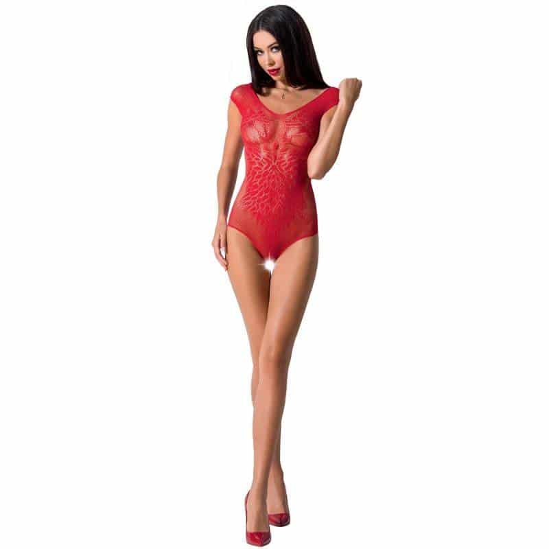 Passion BS064 Red Women's Bodystocking