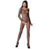 Passion - WOMEN'S BS068 Black BodySTOCKing WITH LACE ONE SIZE