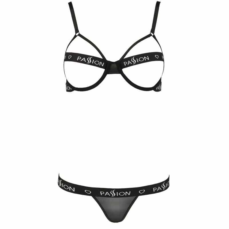 Passion - KYOUKA TWO-PIECE SET IN Black FOR BOLD WOMEN S/M Passion - KYOUKA TWO-PIECE SET IN Black FOR BOLD WOMEN S/M