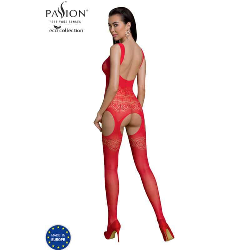 Passion Red ECO Bodystocking BS005 Eco-Friendly Passion Red ECO Bodystocking BS005 Eco-Friendly