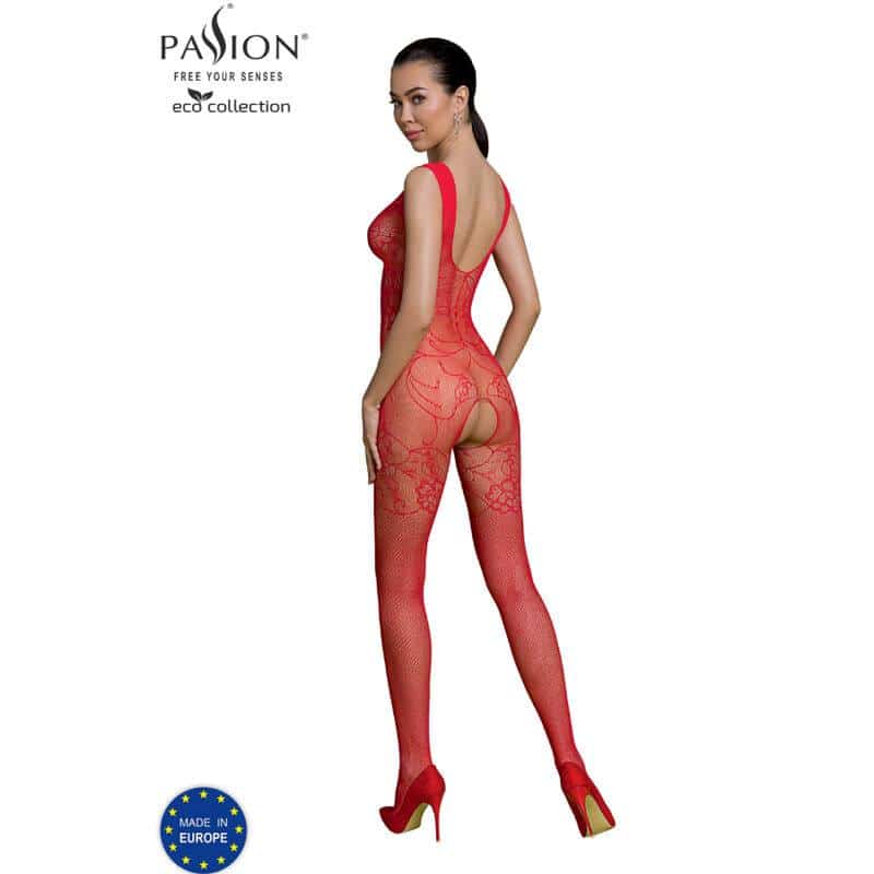 Passion Red ECO Bodystocking BS012 Passion Red ECO Bodystocking BS012