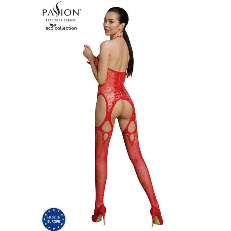 Passion Red ECO Bodystocking BS013 Passion Red ECO Bodystocking BS013
