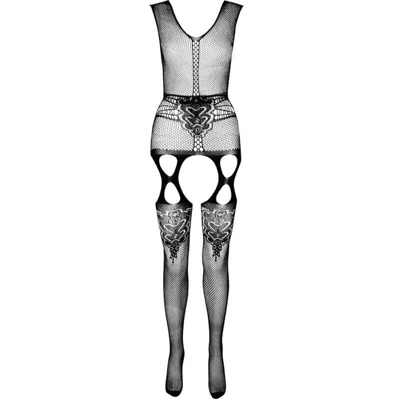 Passion Eco Bodystocking BS014 White Lingerie Passion Eco Bodystocking BS014 White Lingerie