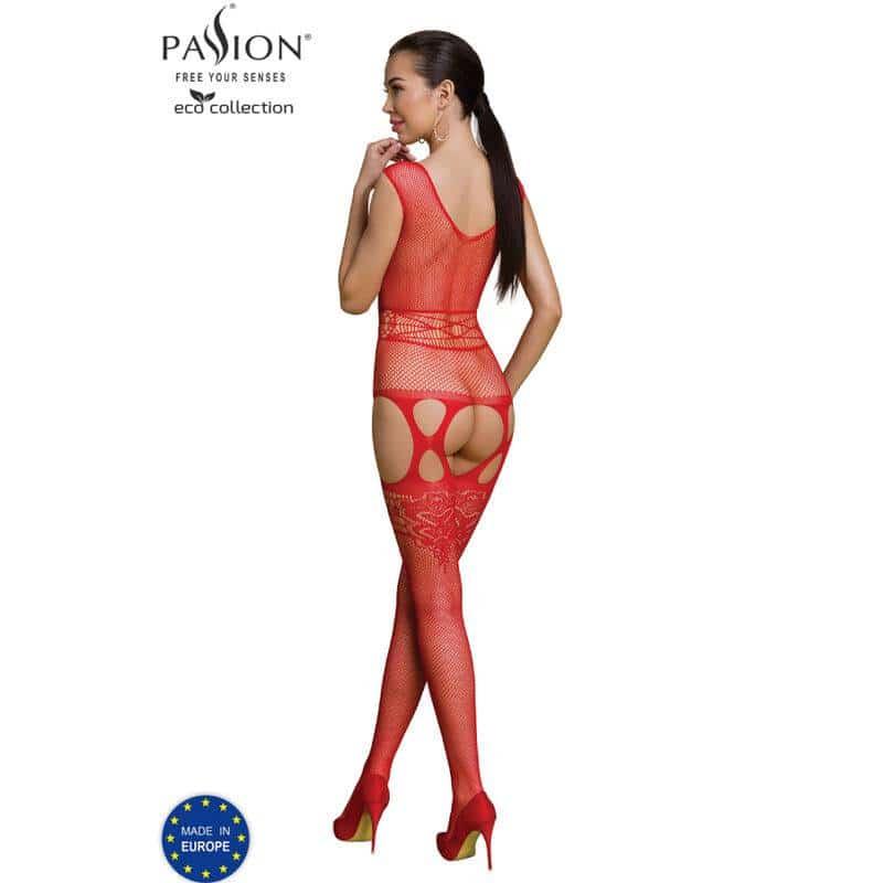 Passion Red ECO Bodystocking BS014 Passion Red ECO Bodystocking BS014