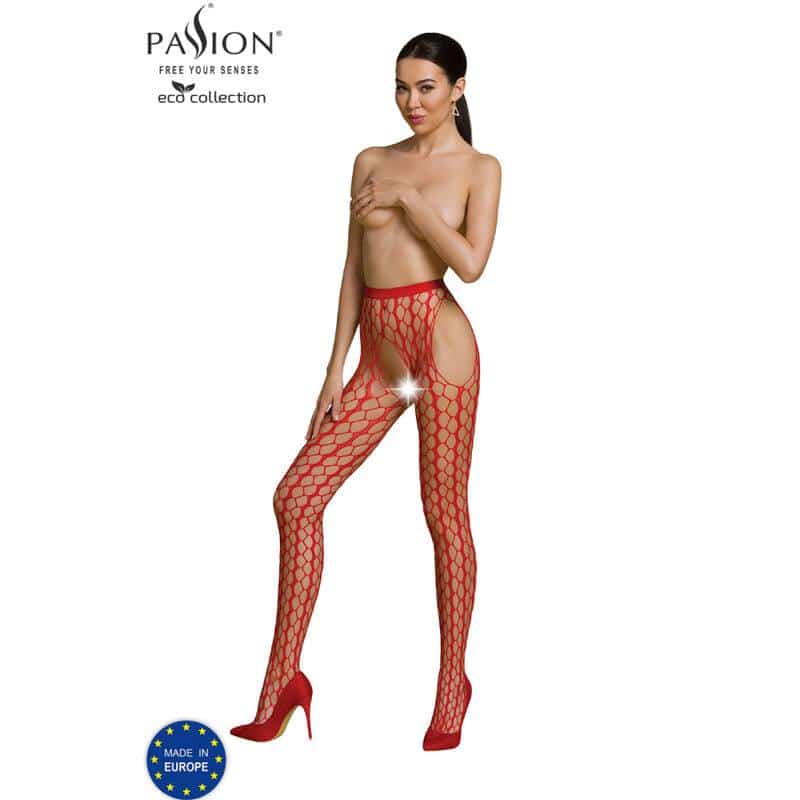 Passion Red ECO Bodystocking S007 Eco Friendly