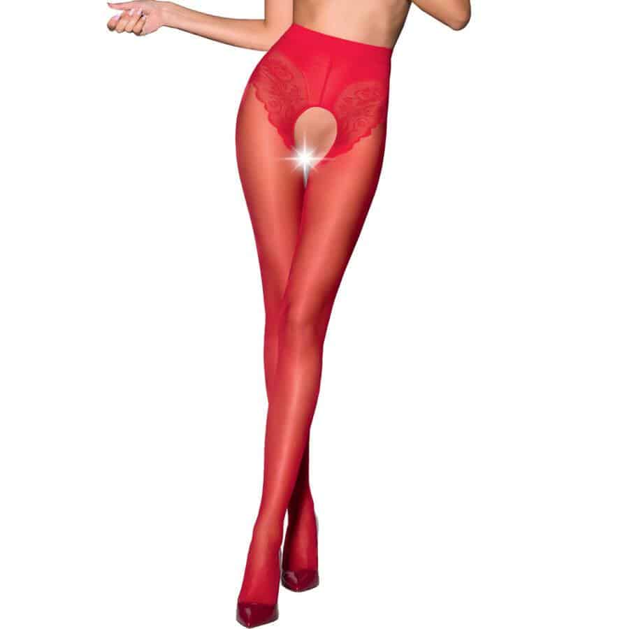 Passion - TIOPEN 006 3/4 RED HOSIERY 30 DEN Passion - TIOPEN 006 3/4 RED HOSIERY 30 DEN